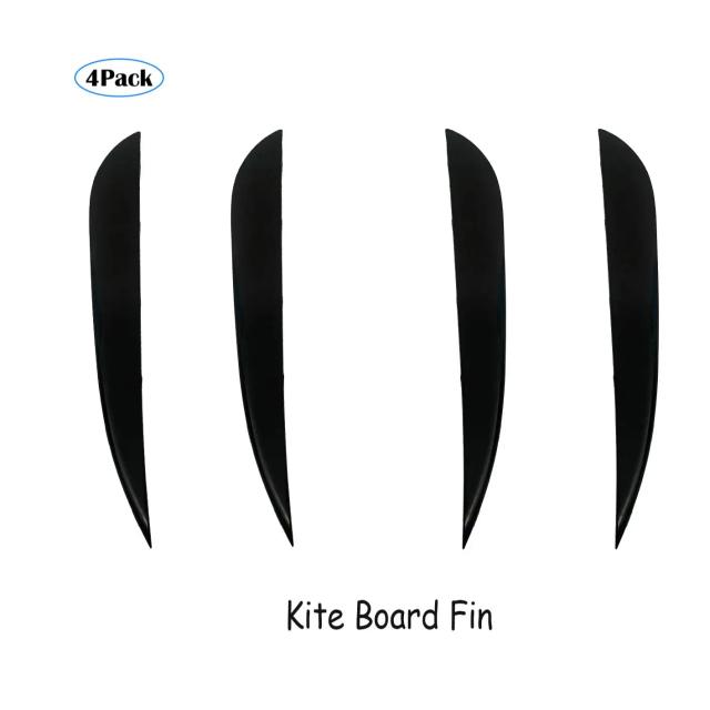 Placa de Pipa Fin para Kitesurf com Três Parafusos e Buracos para Melhor Desempenho em Surf e Voo