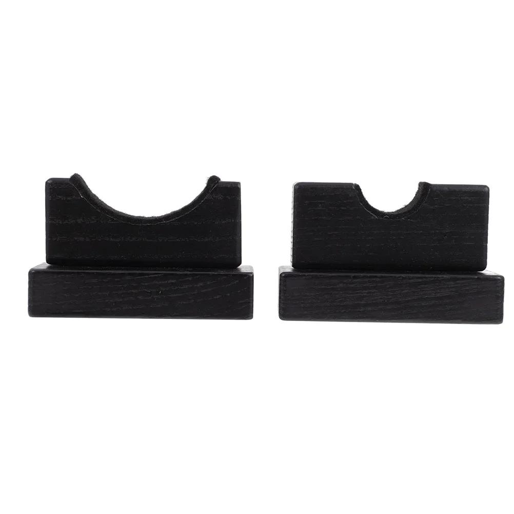 2 pçs suporte de taco de beisebol prática mini suporte de madeira suportes de montagem em rack de armazenamento para exibição acessórios campo - Image 1