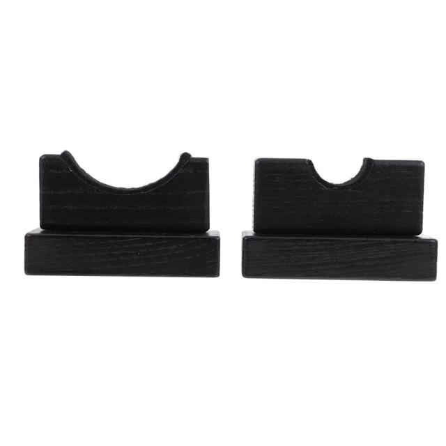 2 pçs suporte de taco de beisebol prática mini suporte de madeira suportes de montagem em rack de armazenamento para exibição acessórios campo