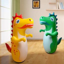 Crianças adulto tumbler boxe inflável saco de pancadas meninos dinossauro esporte brinquedos crianças atividade ao ar livre jogo presente - Image 3