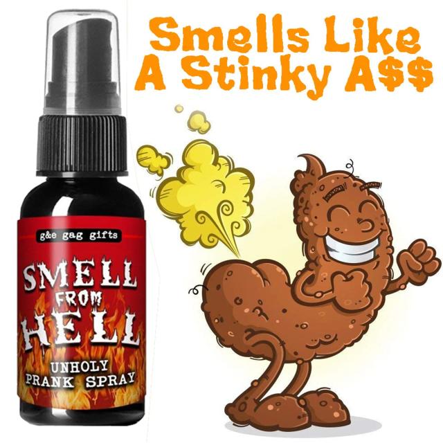 Odor Spray Prank Altamente Concentrado para o Dia das Mentiras - 30ml de Diversão Garantida