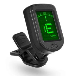 Guitar Tuner For All Instruments Clip on Electronic Tuner for Guitar Bass Ukulele Violino Bandolim Banjo - Image 1