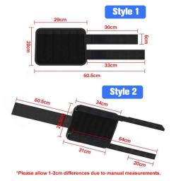 Pesos ajustáveis do tornozelo Suporte Brace Strap, Corrida, Caminhada, Crossfit, Força das pernas, Treinamento, Protetor de choque, Equipamento de ginástica, XA179L - Image 6
