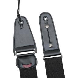 Correia de guitarra elétrica acústica baixo impressão colorida ajustável poliéster volta cinta plugável plectrum guitarra acessórios - Image 6