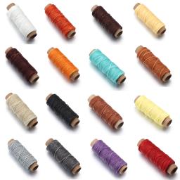Fio De Couro Encerado Para Costura À Mão, Pulseira DIY Fazer Jóias, Espessura 150D, 1.0mm, 50 Jarda por Rolo - Image 5