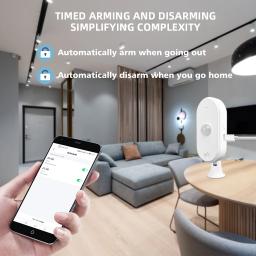 Tuya wifi pir sensor de movimento corpo humano detectar sensor vida inteligente sensor pir infravermelho para proteção segurança em casa - Image 3