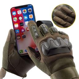 Luvas táticas de dedo completo para caça Equitação, luva de ciclismo, esporte, escalada, paintball, tiro, esqui, motocicleta, dedo - Image 4