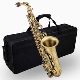 Mindabair-Antique Craft Saxofone Alto Eb, Instrumento Sopros, Padrão Esculpido, Saxofone Bag, Outros Acessórios - Image 6