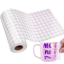 Fita de Vinil Transparente, Grade de Alinhamento de 4 Cores para Carro, Artesanato, Art Decal, Papel de Transferência, Adesivo, DIY, 30,5 cm x 100cm - Image 1