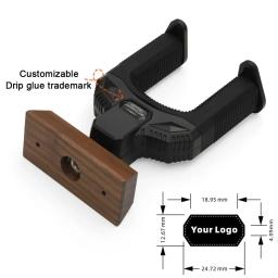 Suporte de parede de madeira, suporte antiderrapante para guitarra, cabide universal para guitarra elétrica, cavaquinho, baixo - Image 4