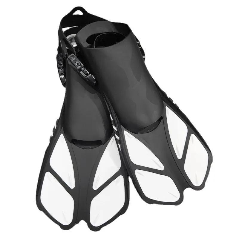 Profissionais Nadadeiras de Mergulho Adulto Ajustável Nadadeiras De Mergulho Sapatos De Natação Silicone Mergulho Submersível Pé Monofin - Image 1