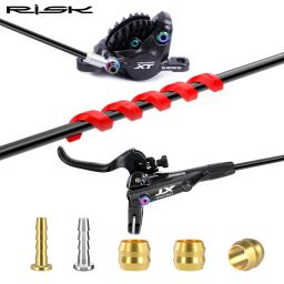 Risco bicicleta kit mangueira de freio a disco hidráulico tubo habitação conjunto para shimano magura sram SM-BH59 bh90 compressão bucha & agulha - Image 3