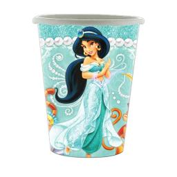 Princesa jasmim festa de aniversário decoração descartável utensílios de mesa copo prato toalha de mesa balão banner conjunto suprimentos de chá de bebê - Image 3