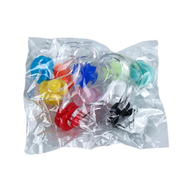 Conjunto de 10 Clipe de Nariz de Silicone Macio para Natação e Mergulho - Confortável para Adultos e Crianças