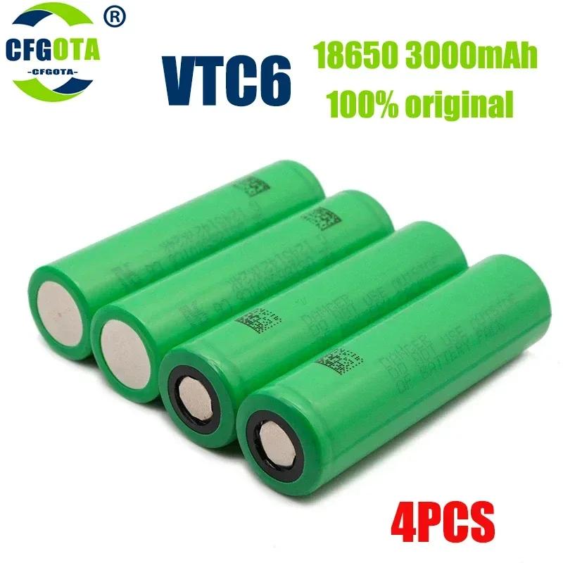 Bateria recarregável de íon-lítio VTC6 3.7V 3000mAh 18650 para Sony US18650VTC6 30A brinquedos ferramentas de lanterna - Image 1