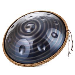 Tambor Pantam de aço para Yoga e Meditação, Hand Pan Drum, Handpan 12 Notas, 440Hz D Minor, 22 pol - Image 5