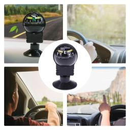 Bússola montada no painel ajustável para o carro, navegação automotivo, acessórios interiores para a orientação - Image 4