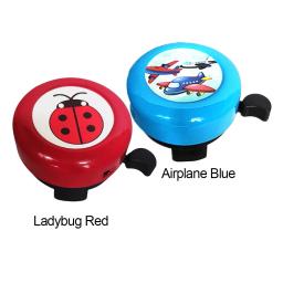Elegante Avião Impresso Bicicleta Bell Decor, Crisp Ring para Criança, Bike Bell, Acessórios de bicicleta, ao ar livre, Adorável - Image 3