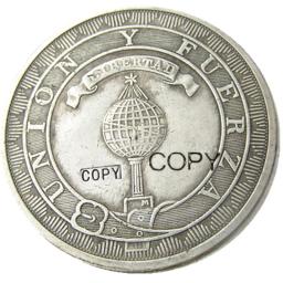 Chile peso 1819 prata chapeado cópia moeda - Image 2