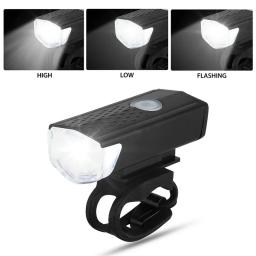 Luz da bicicleta usb led recarregável conjunto mtb bicicleta de estrada frente volta farol lâmpada lanterna ciclismo luz accessorie - Image 4