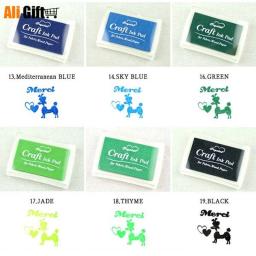 Almofada de Tinta à Base de Óleo para Artesanato DIY, Selos De Borracha, Tecido, Madeira, Papel, Scrapbooking, Pintura Dedo, Artesanal, Casamento, 15 Cores - Image 3