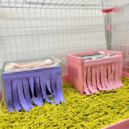 Hide House Bed Tassel Door Curtain, macio confortável, lavável, Small Animals Cage, acessórios para cobaia - Image 3