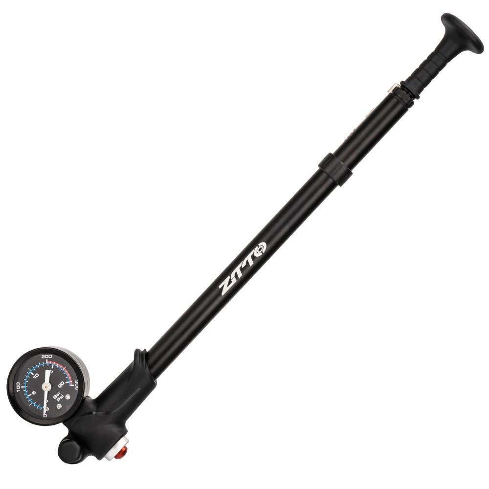 ZTTO ciclismo alta pressão bicicleta bomba bicicleta suspensão pneu garfo ar inflador Schrader Presta válvula pneu 300psi calibre - Image 1