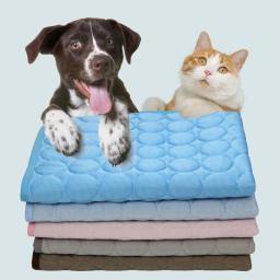 Tapete de resfriamento lavável para pet, cobertor de verão, sofá, almofada de gelo, cama, sofá, gato, pequeno, médio, grande, acessórios - Image 5