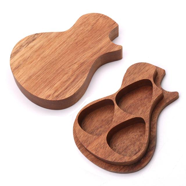 Conjunto de Caixa de Armazenamento em Madeira Maciça para Guitarra com 3 Grades - Ideal para Artesanato e Presente Câmara Musical