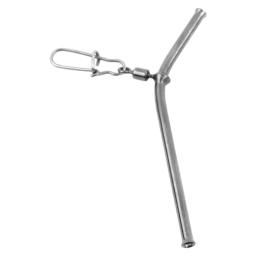 Tubo de bronze com Double Ends, Pesca Balance Connector, Anti Emaranhado, Equipamento de pesca marítima, estilo pequeno, 5 cm, 7 cm, 9cm, 5 Pcs - Image 6