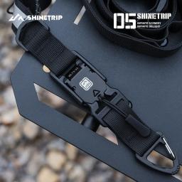 ShineTrip Novo equipamento de acampamento Cinto arbitrário ao ar livre multiferramenta Cinto de armazenamento portátil Ajuste rápido, tiras temporárias, gravata de corda - Image 5