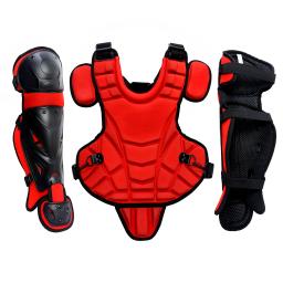 Peito preto e perna guarda para a juventude, equipamento protetor, apanhadores de beisebol, softball, 14" - Image 3