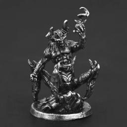 Metal monstro samurai estatueta figura, metal armadura brinquedo, DIY estatuetas miniaturas, soldados vintage modelo estátua decoração - Image 5