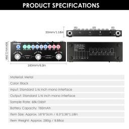 CUVAVE CUBE BABY Portátil Multi Pedal De Efeitos De Guitarra Elétrica Pedais De Guitarra Combinados Playback Sem Fio Acessórios De Guitarra M-vave - Image 5