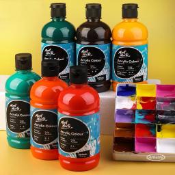 Única pintura acrílica 500ml profissional à prova dwaterproof água desenho pintura pigmento pintados à mão desenho da parede artesanato arte suprimentos diy - Image 6