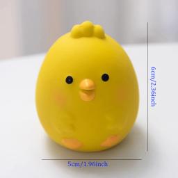 Mastigação de borracha brinquedo para cães Pet Squeaky Brinquedos, Frango bonito, Limpando os dentes, Mastigar brinquedo para cães, Sonda resistente à mordida, Pet Supplies - Image 4