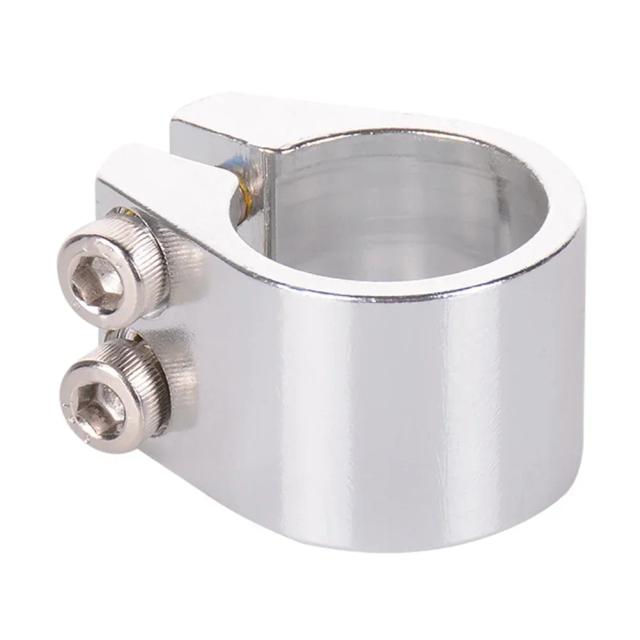 Braçadeira de Selim Dupla 31.8mm Liga Forjada para Bicicletas Antigas e MTB