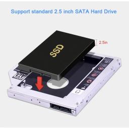Adaptador Case 12,7mm Segundo Hd Ssd Sata P/ Notebook Drive - Image 4