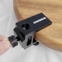 Alumínio liga lâmpada tabela braçadeira, poste lâmpada, Desktop suporte fixo, altura ajustável - Image 3