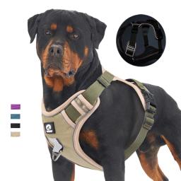Colete de arnês reflexivo para cães, Correias de segurança ajustáveis para cães médios e grandes, Arneses ambulantes, Buldogue Francês - Image 1