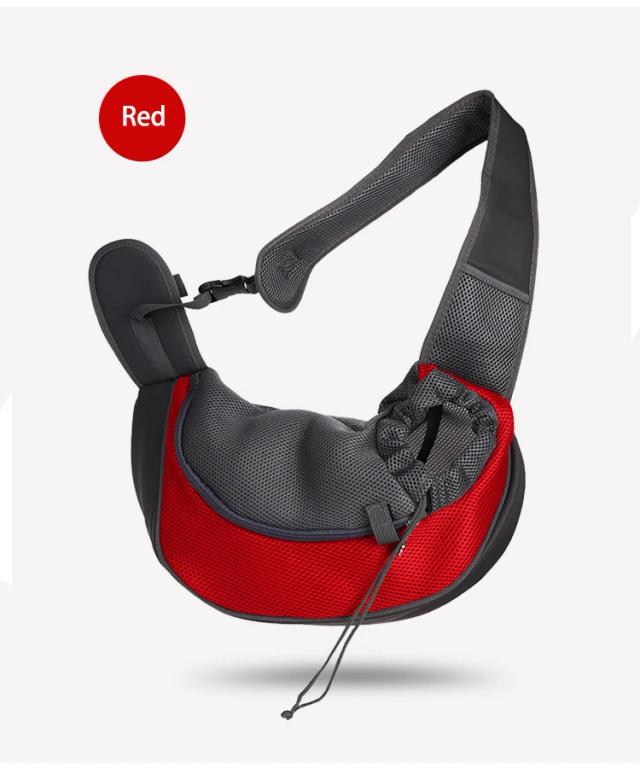 Transportadora Mão Livre para Animais de Estimação: Estilingue Seguro e Respirável para Cães Pequenos e Gatos em Viagens ao Ar Livre