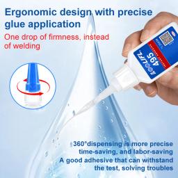 Super Glue All-Purpose Liquid 20g - Adesivo CA transparente de secagem rápida para metal, plástico, madeira, cerâmica, vidro e reparações DIY, cola mais forte para metal e plástico, fácil de usar, cola louca - Image 2