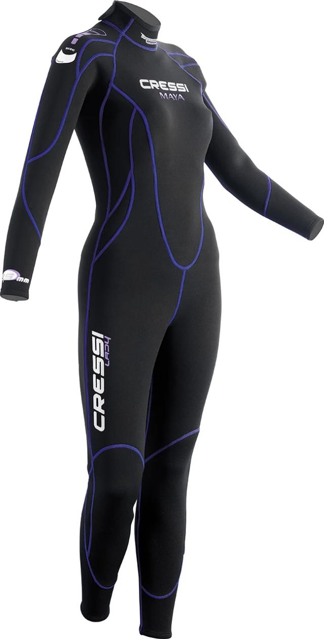 Maiô de Mergulho Feminino 2.5mm para Conforto e Performance Subaquática