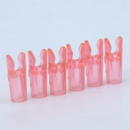 100 pçs seta pino nocks plástico tamanho s para 3.2/4.2/6.2mm eixo arco recurvo - Image 3