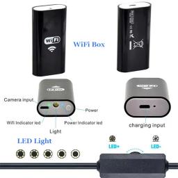 Câmera de pesca subaquática com 8 LED Night Vision, conexão sem fio, IP68 impermeável, Fish Shape, barco, Ice Acessórios Pesca - Image 2