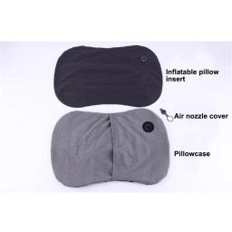 Travesseiro inflável portátil, Almofada de Viagem ao ar livre, acampamento, praia, carro, avião, Hotel, encosto de cabeça dobrável, tenda do sono, Use Acessórios - Image 4