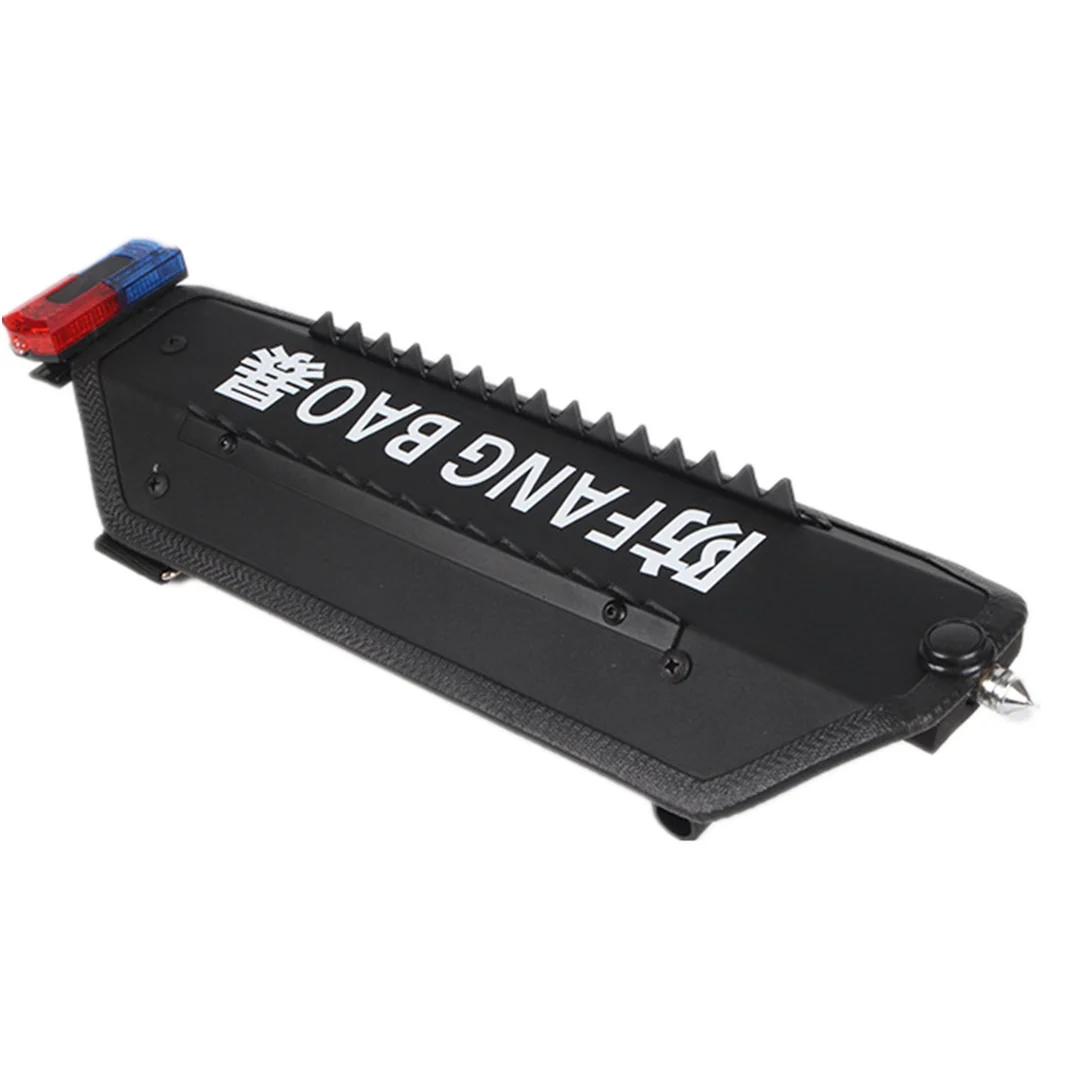 Auto Defense Riot Shield com Luz, Proteção de Segurança Portátil, Ferramenta de Emergência Pessoal, Resistência ao Impacto, Homens e Mulheres, Universal - Image 1