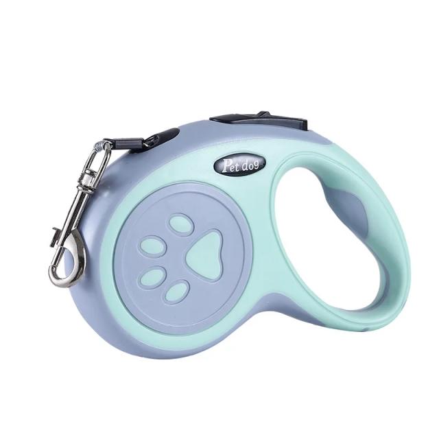 Trela Retrátil de Nylon Durável para Cães Pequenos - Entrada de 3m e 5m para Filhotes em Movimento