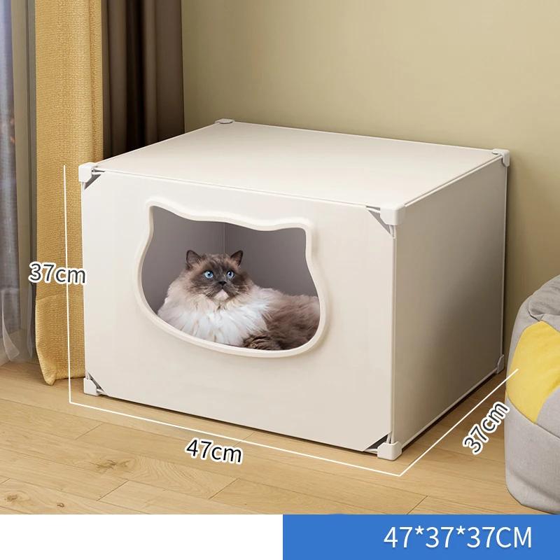 Destacável Cat Hiding House, confortável ninho de cachorro pequeno, lavável caverna gatos camas, Pet fornecimentos - Image 1