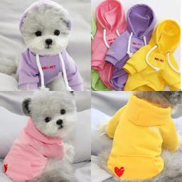 Moletom com touca para cachorro, roupa para outono e inverno para cães e gatos chihuahua - Image 1